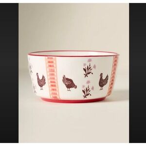 Anthropologie Millie Bowls Ramekins Orange Chicken Set‎ of 2 Modern Farmhouse
